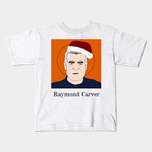 Raymond Carver Portrait - Christmas Edition Kids T-Shirt